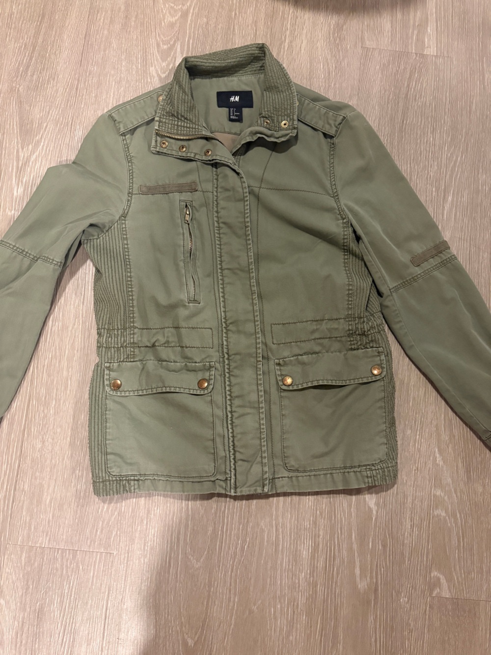 H&M Olive Green Women's Utility Jacket